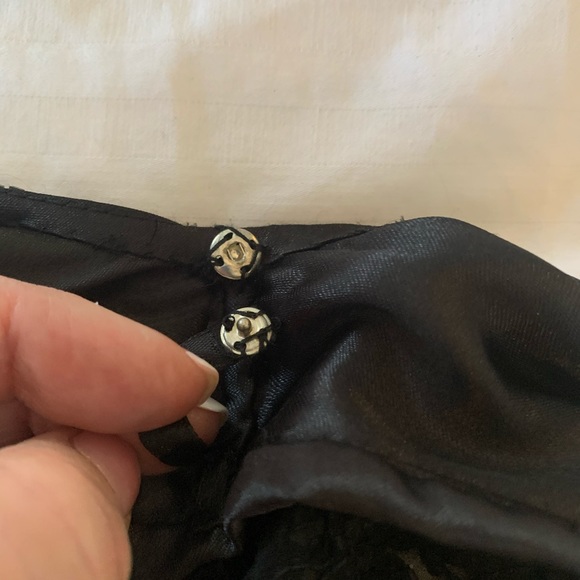 NWT SCALA Vintage Black Silk Sequin evening dress, Size M - Picture 10 of 11